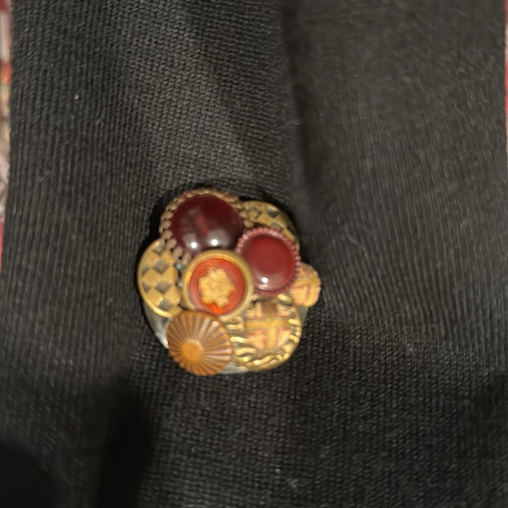 Boho Vintage Unique Handmade Boho Brooch.